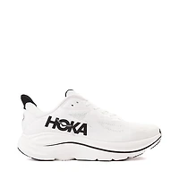 Mens HOKA Clifton 10 Athletic Shoe - White / Black
