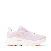 Womens HOKA Clifton 10 Athletic Shoe - Lilac Cream / Tangerine Glow