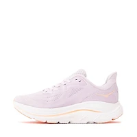 Womens HOKA Clifton 10 Athletic Shoe - Lilac Cream / Tangerine Glow