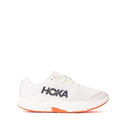 HOKA Rincon 4 Athletic Shoe - Big Kid Frost / Neon Yuzu
