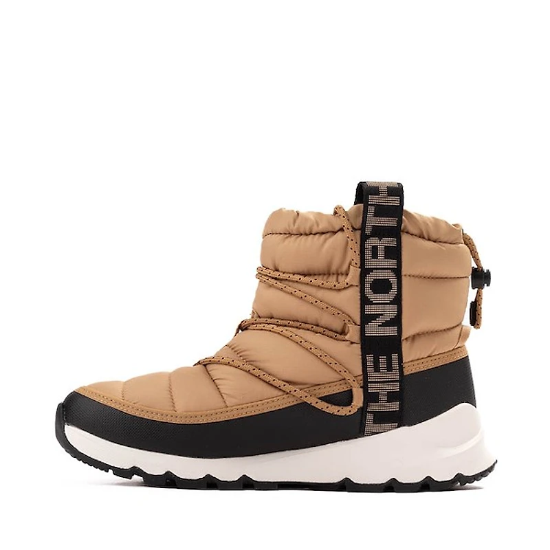 Womens The North Face Thermoball&trade Lace Boot - Almond Butter / TNF Black