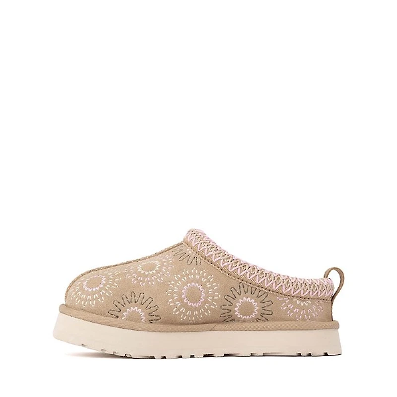 UGG® Tazz Sun Stitch Slipper - Little Kid / Big Kid - Mustard Seed