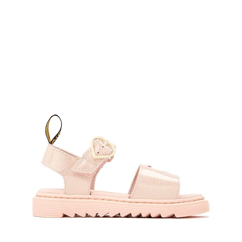 Dr. Martens Marlowe II Hearts Sandal - Little Kid Powder Pink / Cloud Cream