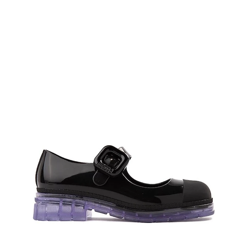 Mini Melissa June Mary Jane Loafer - Little Kid / Big Black Clear