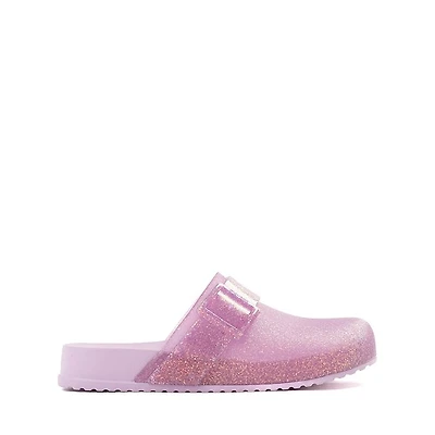 Mini Melissa Cozy Clog - Little Kid / Big Glitter Lilac