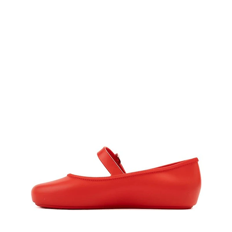 Mini Melissa Soft Ballerina Flat - Little Kid / Big Red