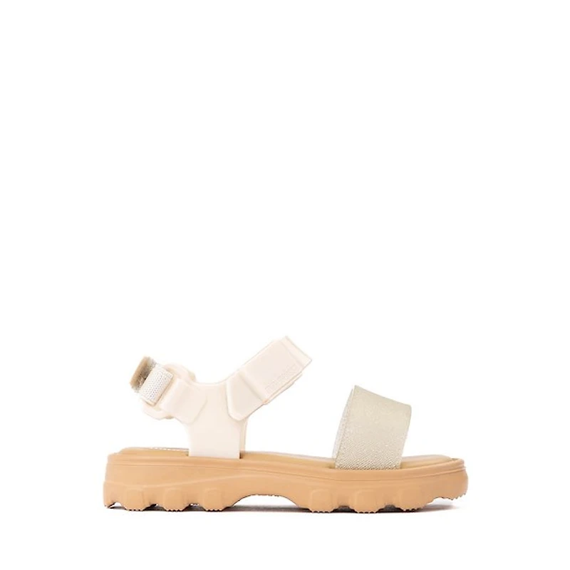 Mini Melissa Kick Off Sandal - Toddler / Little Kid White