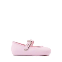 Mini Melissa Soft Ballerina Flat - Toddler / Little Kid Pink
