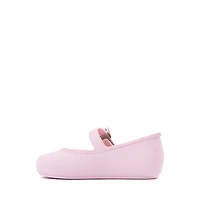 Mini Melissa Soft Ballerina Flat - Toddler / Little Kid Pink