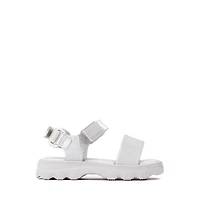 Mini Melissa Kick Off Sandal - Toddler / Little Kid Silver