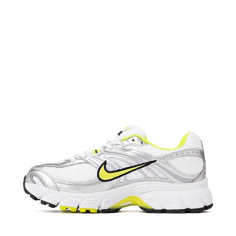 Womens Nike Air Max Moto 2K Athletic Shoe - White / Cyber Silver Black