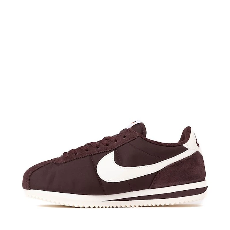 Womens Nike Cortez Textile Athletic Shoe - Burgundy Crush / Sail