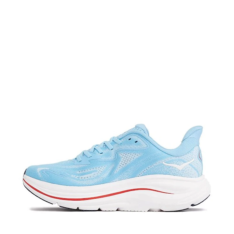 Womens HOKA Clifton 10 Athletic Shoe - Soaring Blue / Frost