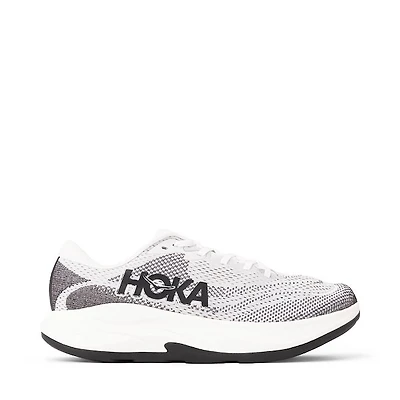 Mens HOKA Rincon 4 Athletic Shoe - White / Black