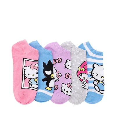 Womens Hello Kitty® & Friends Low-Cut Socks 5 Pack - Multicolor