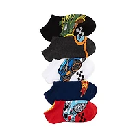 Hot Wheels&trade Low Cut Socks 5 Pack - Little Kid - Multicolor