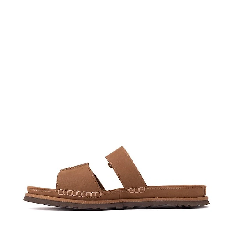 Womens UGG® GoldenGaze Toe Post Sandal - Dark Chestnut