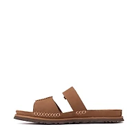 Womens UGG® GoldenGaze Toe Post Sandal - Dark Chestnut