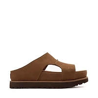 Womens UGG® Goldenstar Hi Cutout Slide - Dark Chestnut