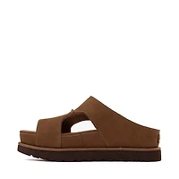 Womens UGG® Goldenstar Hi Cutout Slide - Dark Chestnut
