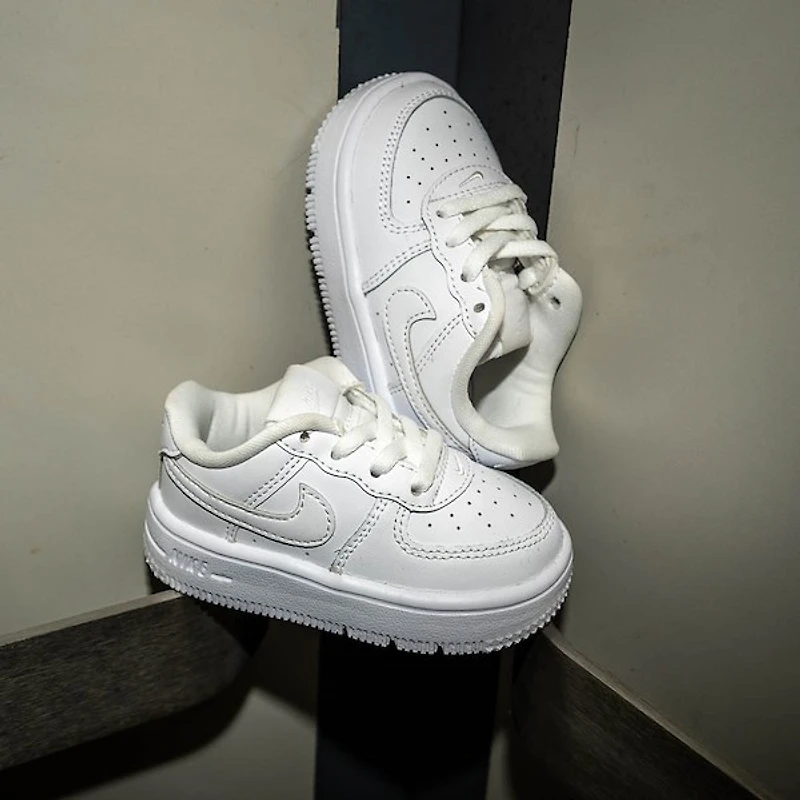 Nike Air Force 1 Low Athletic Shoe - Baby / Toddler White