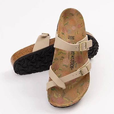 Womens Birkenstock Mayari Sandcastle Slide Sandal - Natural