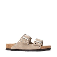 Womens Birkenstock Arizona Rivets Slide Sandal - Taupe
