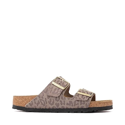 Womens Birkenstock Arizona Slide Sandal - Leo Grey Taupe