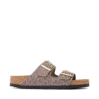 Womens Birkenstock Arizona Slide Sandal - Leo Grey Taupe