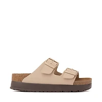 Womens Papillio by Birkenstock® Arizona Flex Platform Slide Sandal - Sandcastle