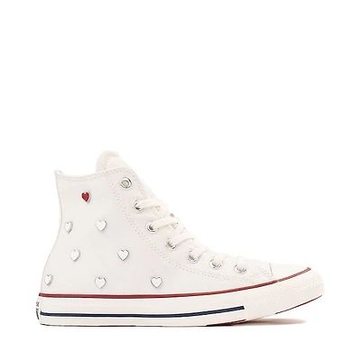 Womens Converse Chuck Taylor All Star High-Top Sneaker - Vintage White / Egret Days Ahead Red