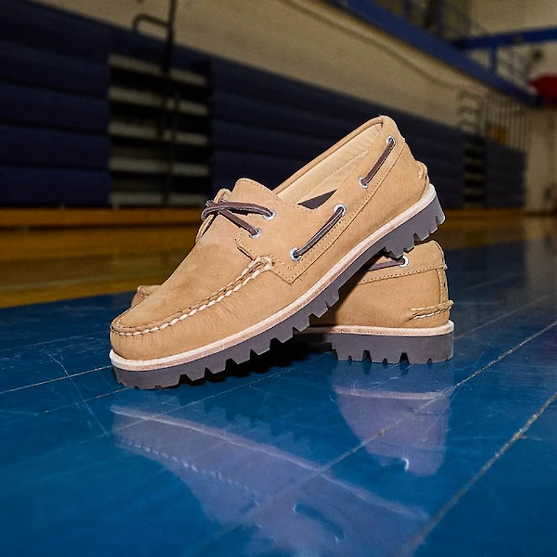 Womens Sperry Authentic Original&trade 2-Eye Low Lug Boat Shoe - Tan
