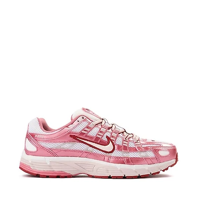 Womens Nike P-6000 Athletic Shoe - Summit White / Silt Red Peony Team Crimson