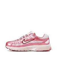 Womens Nike P-6000 Athletic Shoe - Summit White / Silt Red Peony Team Crimson