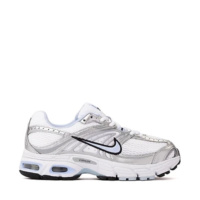 Womens Nike Air Max Moto 2K Athletic Shoe - White / Metallic Silver Black Hydrogen Blue
