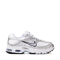 Womens Nike Air Max Moto 2K Athletic Shoe - White / Metallic Silver Black Hydrogen Blue