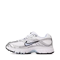 Womens Nike Air Max Moto 2K Athletic Shoe - White / Metallic Silver Black Hydrogen Blue