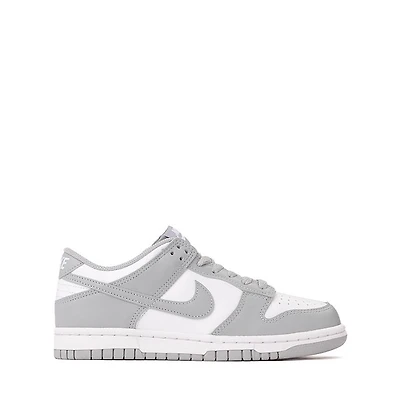 Nike Dunk Low Athletic Shoe - Big Kid White / Light Smoke Grey