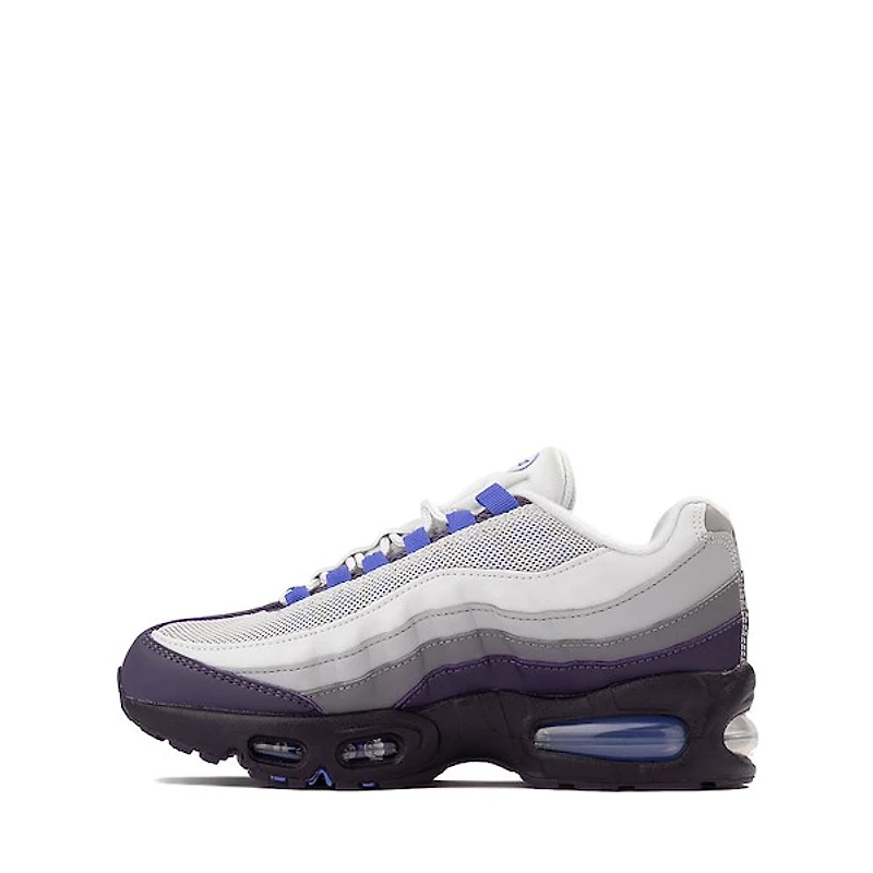 Nike Air Max 95 Athletic Shoe - Big Kid Photon Dust / Sapphire-Dark Raisin