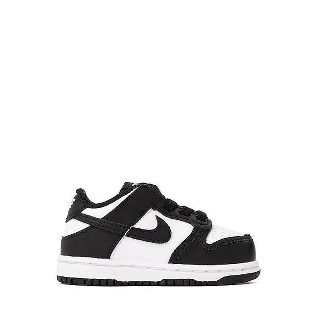 Nike Dunk Low Athletic Shoe - Baby / Toddler White Black