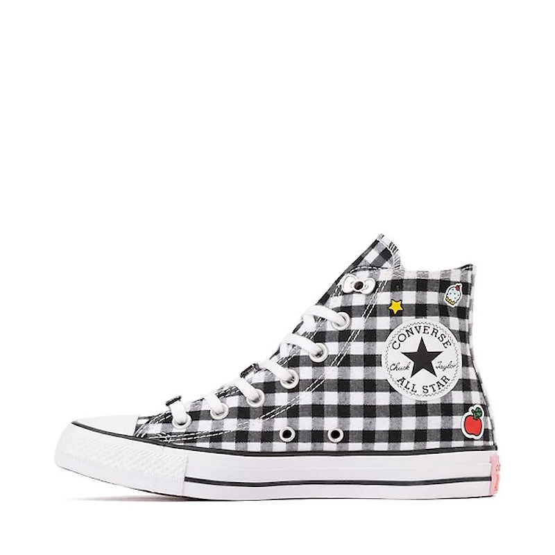Converse x Hello Kitty® & Friends Chuck Taylor All Star High-Top Sneaker - Black / White Gingham