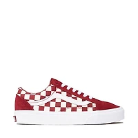 Vans Old Skool Checkerboard Skate Shoe - Red / White