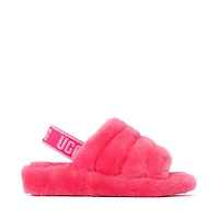 Womens UGG® Fluff Yeah Slide - Deep Coral