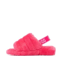 Womens UGG® Fluff Yeah Slide - Deep Coral