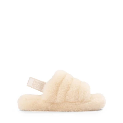 UGG® Fluff Yeah Slide - Little Kid / Big Natural