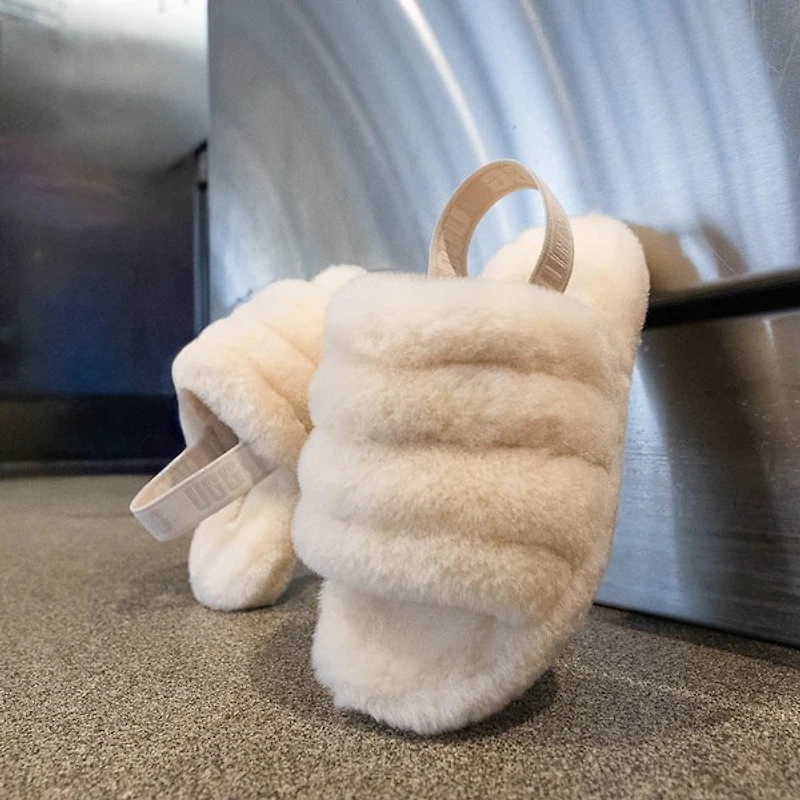 UGG® Fluff Yeah Slide - Little Kid / Big Natural
