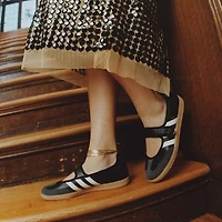 Womens adidas Samba Jane Athletic Shoe - Cloud White / Carbon Core Black