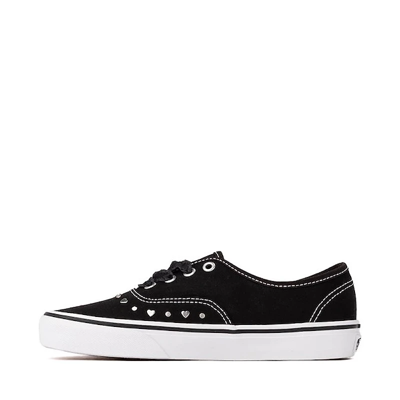 Vans Authentic Heart Studs Skate Shoe - Black / White