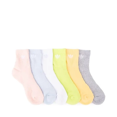 adidas Originals Trefoil 2.0 Quarter Socks 6 Pack - Multicolor