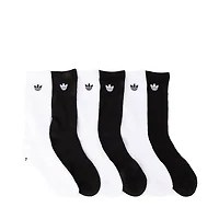 adidas Originals Trefoil 2.0 Crew Socks 6 Pack - White / Black